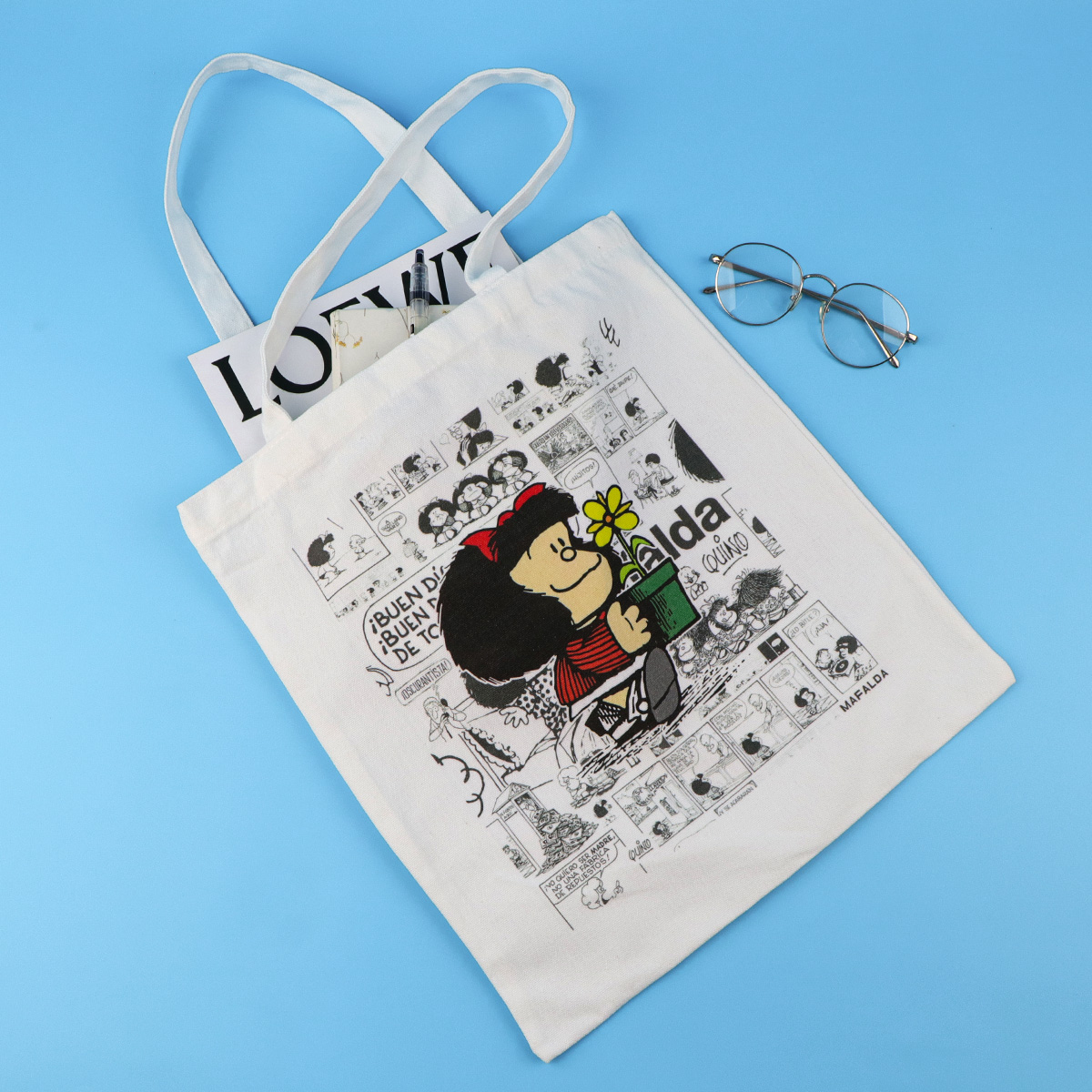 Fashion Canvas Tote Bag Women  - Women Fashion Japan บทวิจารณ์และราคา
