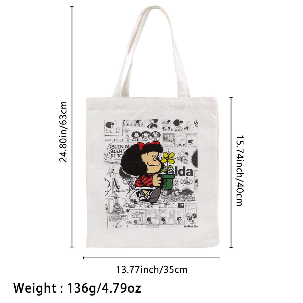 Fashion Canvas Tote Bag Women  - Women Fashion Japan บทวิจารณ์และราคา