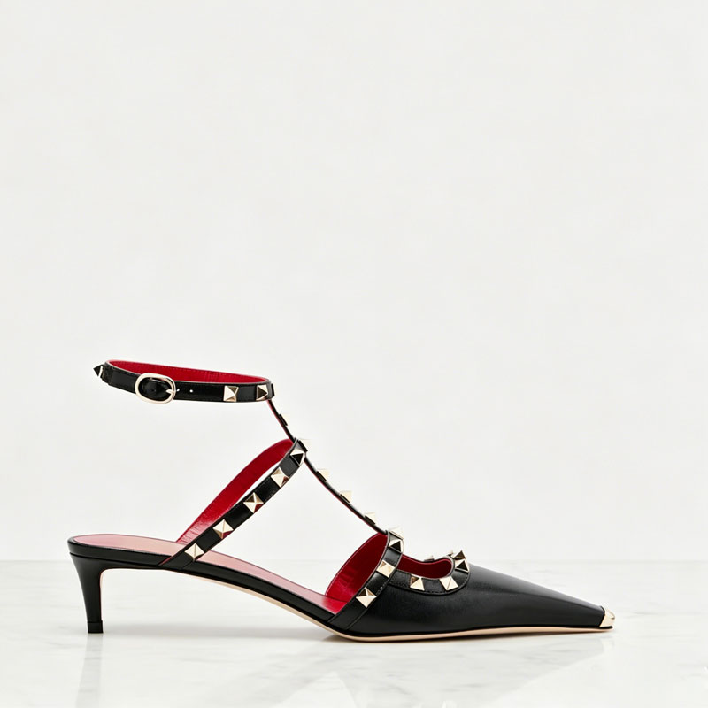 2026 Women's Rivet Low Heel Sq - Women'S Fashion Show บทวิจารณ์และราคา