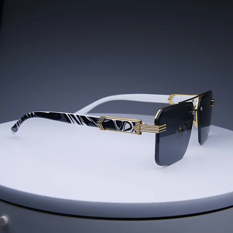 Fashion Rimless Sunglasses Men - Women'S Fashion Eyeglasses บทวิจารณ์และราคา