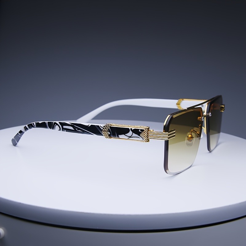 Fashion Rimless Sunglasses Men - Women'S Fashion Eyeglasses บทวิจารณ์และราคา