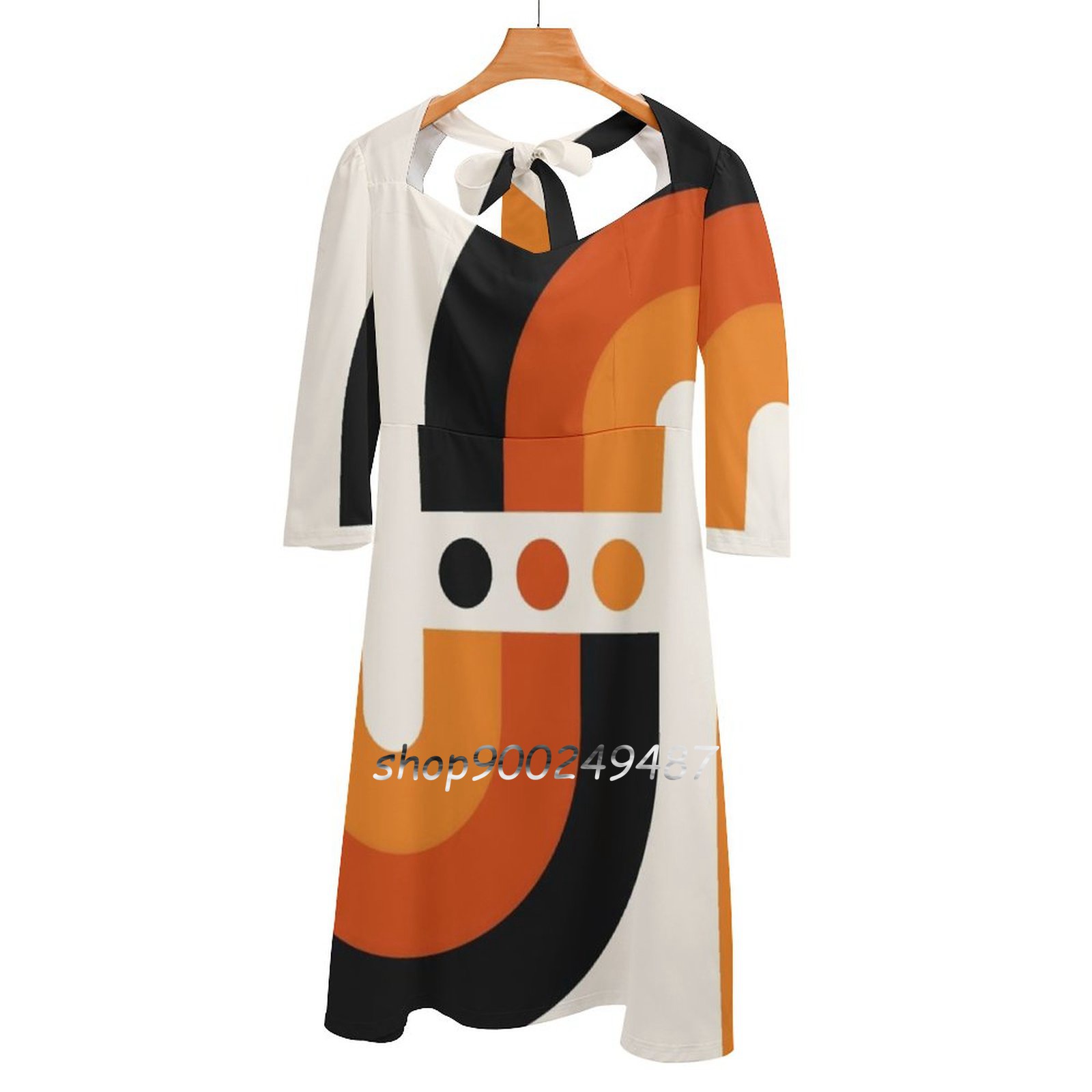 Sunset Rainbow Flare Dress Squ - Women'S Fashion In The 60S บทวิจารณ์และราคา