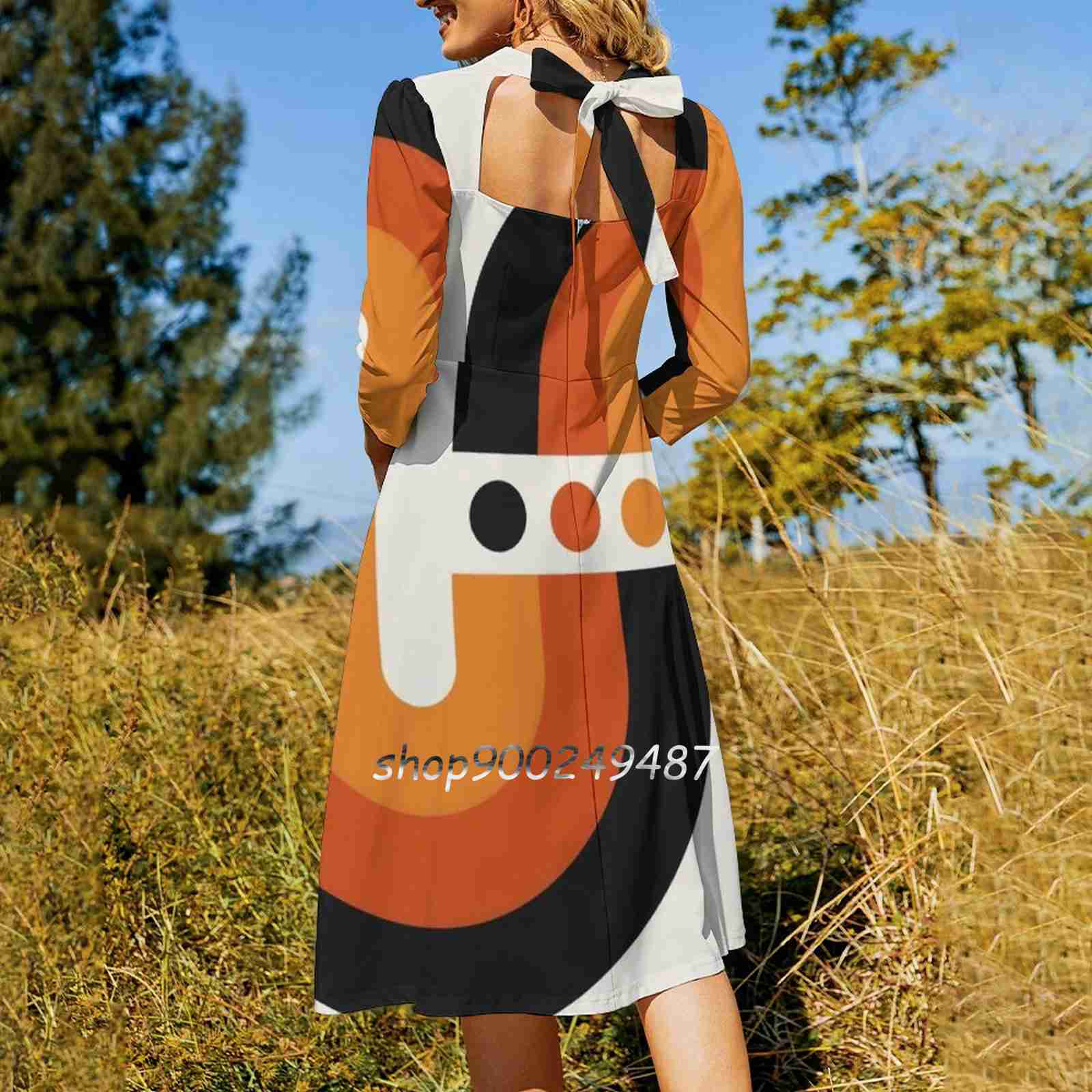 Sunset Rainbow Flare Dress Squ - Women'S Fashion In The 60S บทวิจารณ์และราคา
