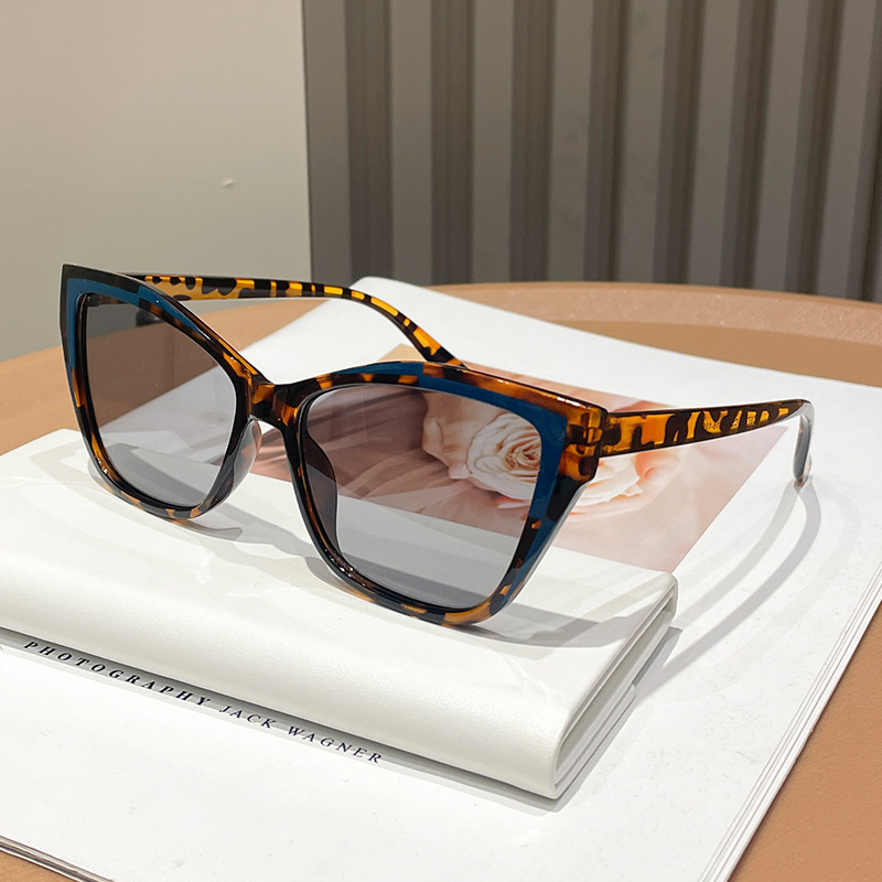 Women Color Block Cat Eye Eyeg - Women'S Fashion Eyeglasses บทวิจารณ์และราคา