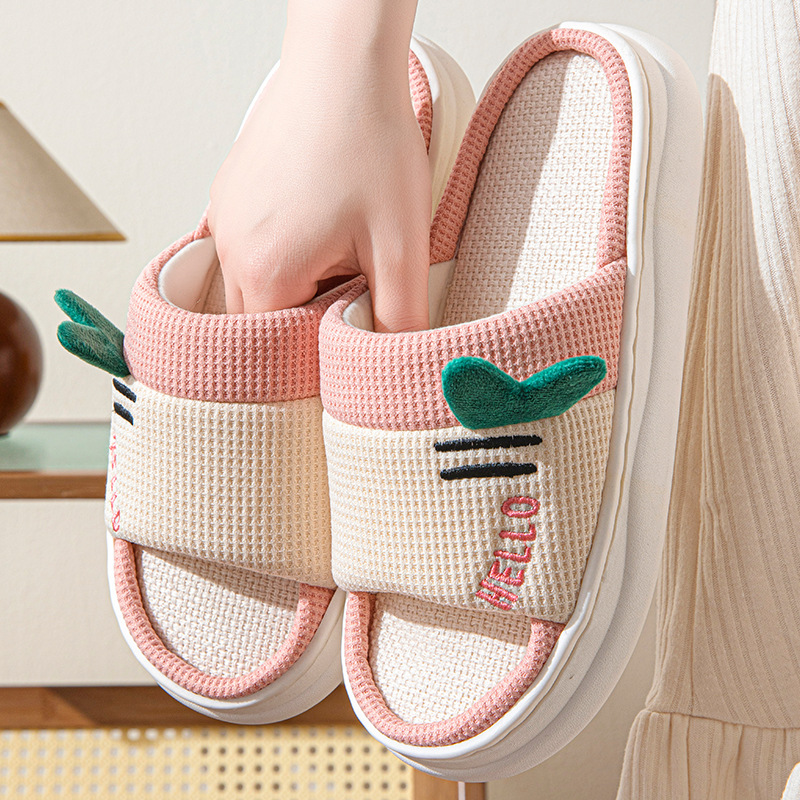 New Style Linen Slippers for W - Women Fashion Images บทวิจารณ์และราคา