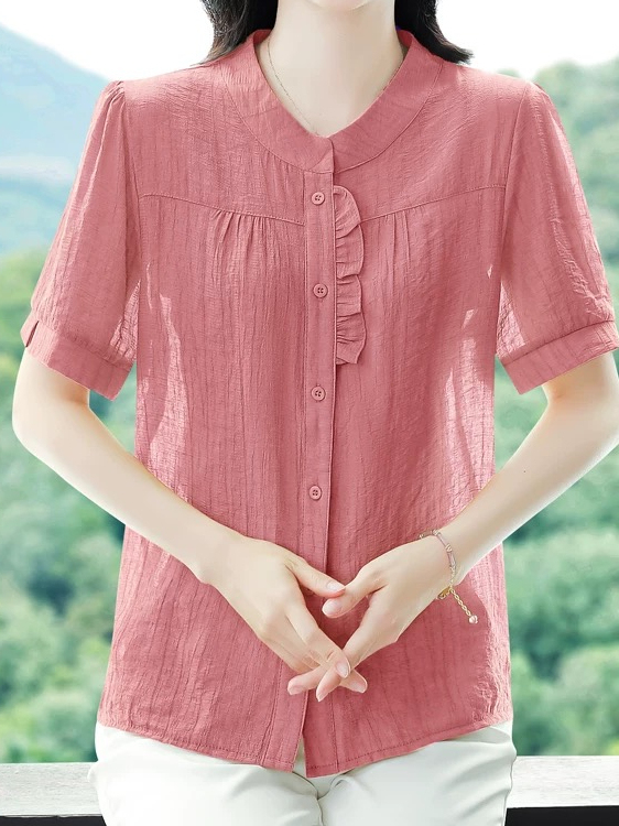Fashionable Ice Silk Pleated C - Women Fashion Over 40 บทวิจารณ์และราคา