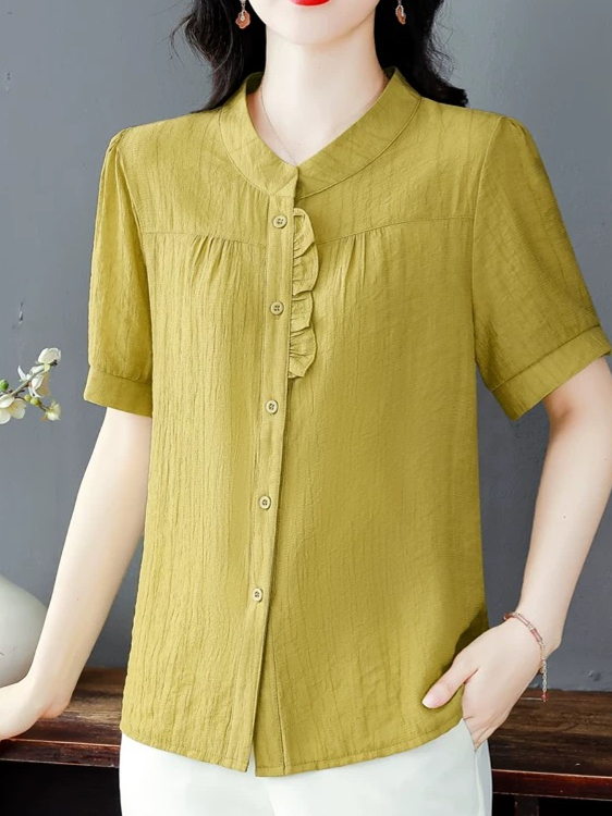 Fashionable Ice Silk Pleated C - Women Fashion Over 40 บทวิจารณ์และราคา