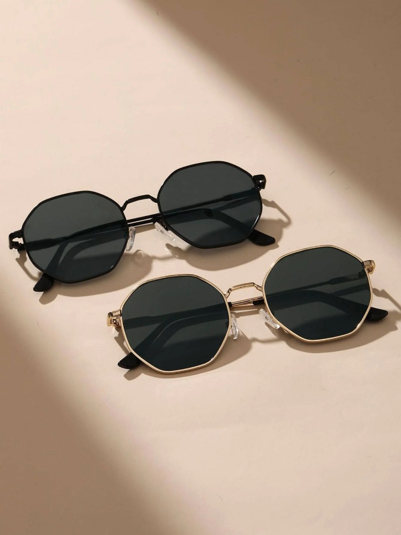 1/3 Pcs Metal Geometric-Round  - Women'S Fashion Eyewear บทวิจารณ์และราคา