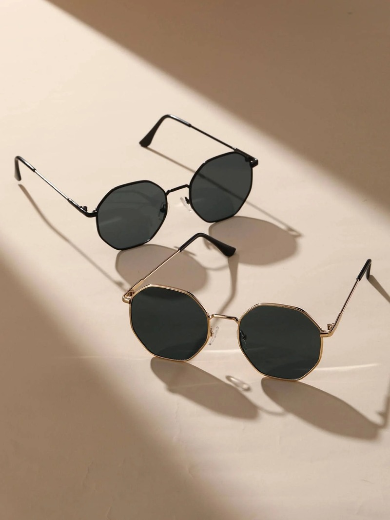 1/3 Pcs Metal Geometric-Round  - Women'S Fashion Eyewear บทวิจารณ์และราคา