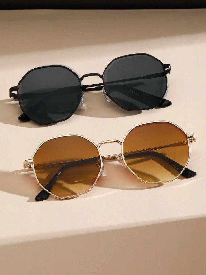1/3 Pcs Metal Geometric-Round  - Women'S Fashion Eyewear บทวิจารณ์และราคา