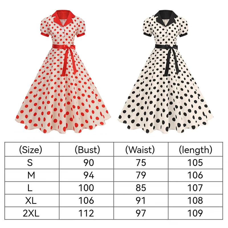 Vintage Polka Dot Summer Dress - Women'S Fashion In The 60S บทวิจารณ์และราคา