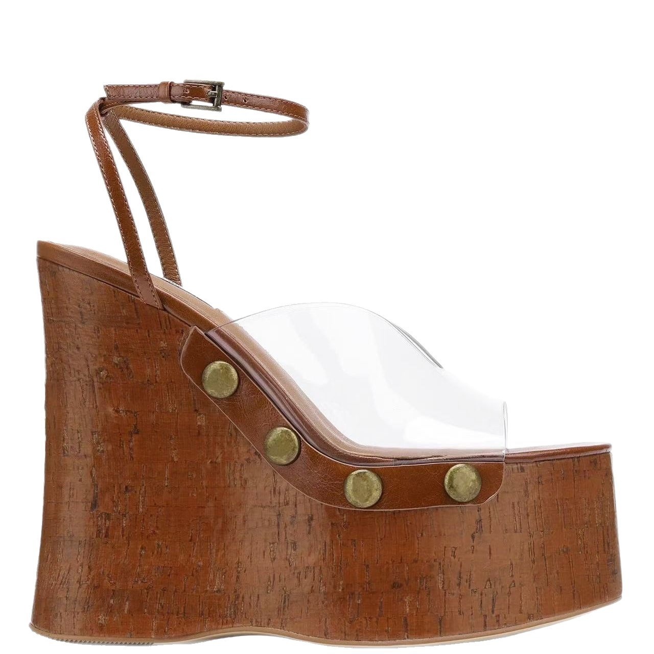 2026Summer Slope Heel Thick Bo - Women'S Fashion Show บทวิจารณ์และราคา