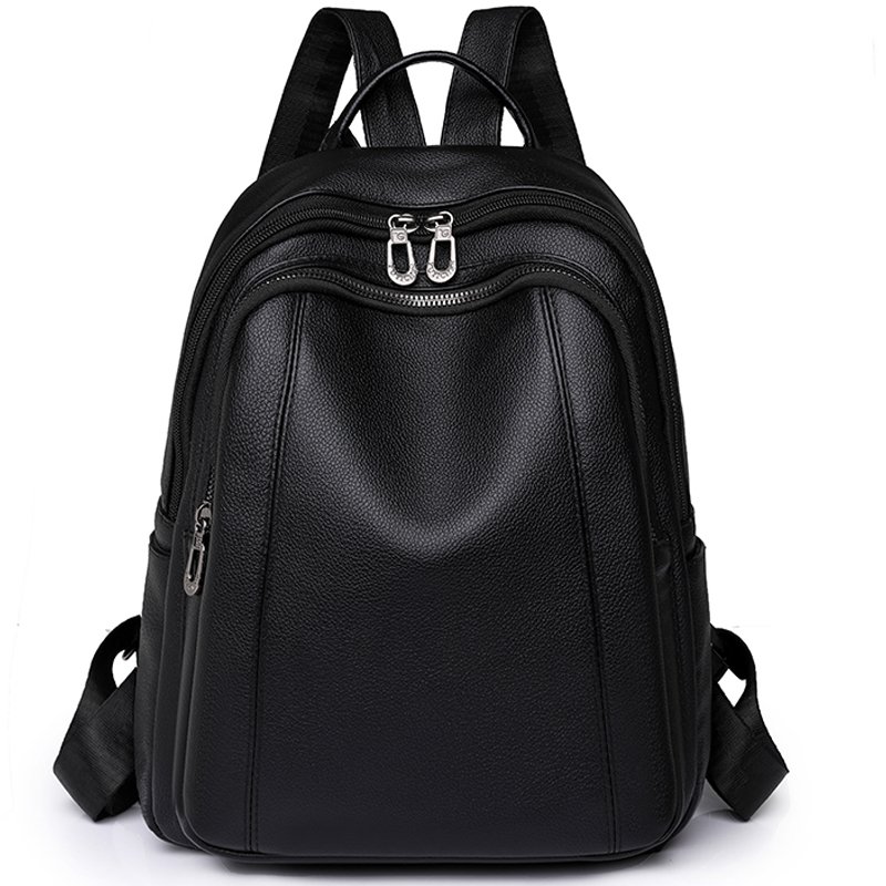 High Quality Leather Backpack  - Women Fashion Online บทวิจารณ์และราคา
