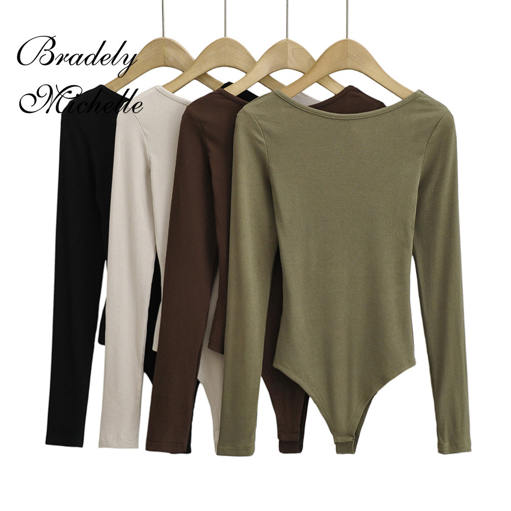 Women's Sexy Clothing Long-sle - Turtleneck Bodysuit บทวิจารณ์และราคา