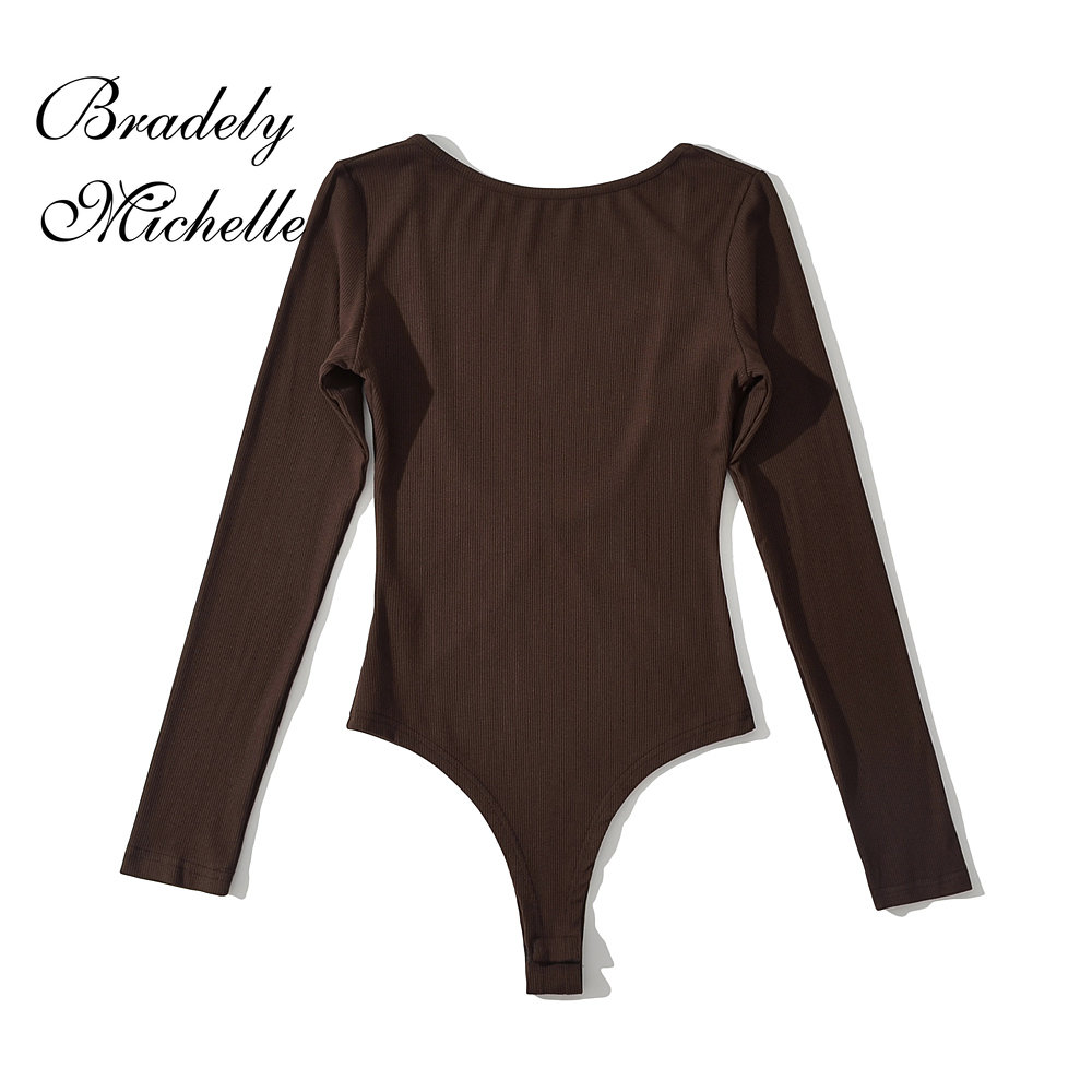 Women's Sexy Clothing Long-sle - Turtleneck Bodysuit บทวิจารณ์และราคา