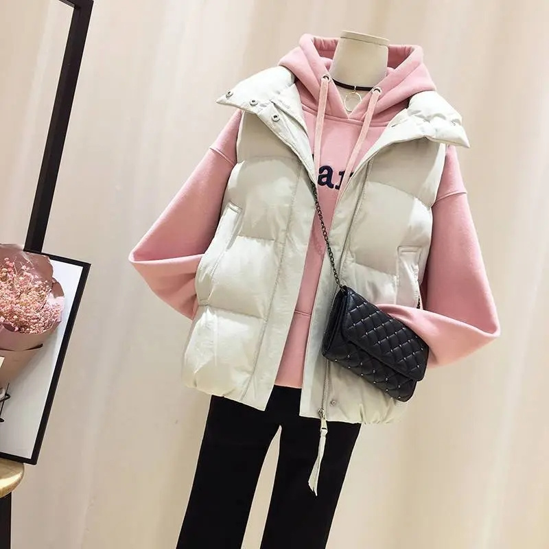 2025 Ladies Short Puffer Waist - Puffer Vest Fashion Women บทวิจารณ์และราคา