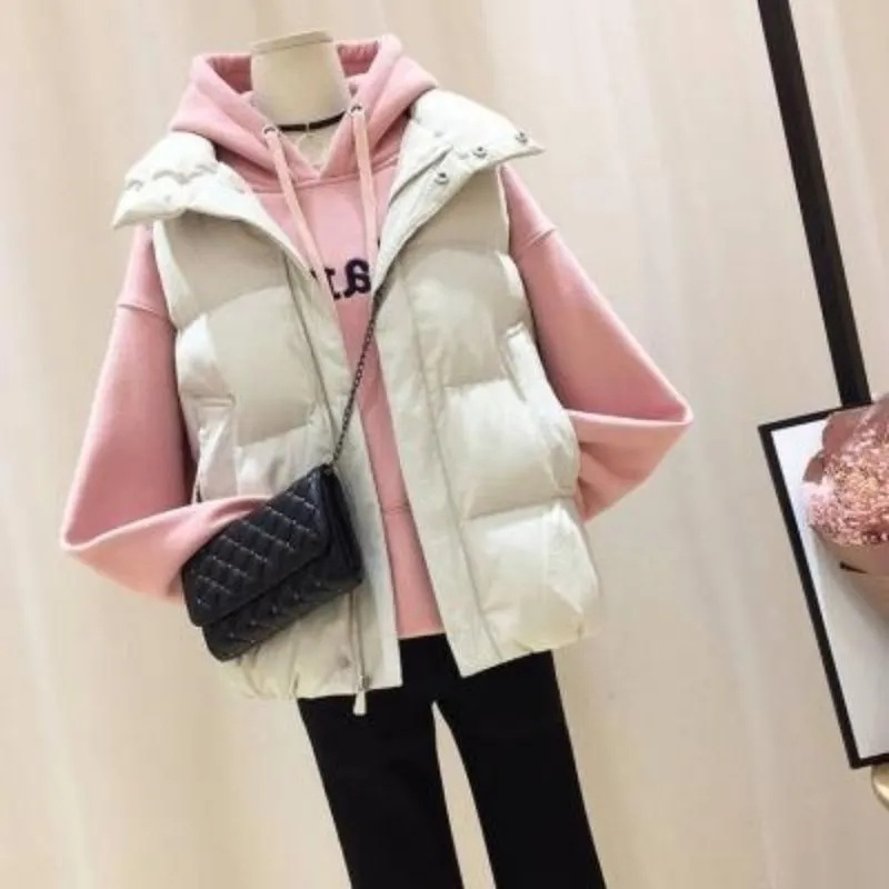 2025 Ladies Short Puffer Waist - Puffer Vest Fashion Women บทวิจารณ์และราคา