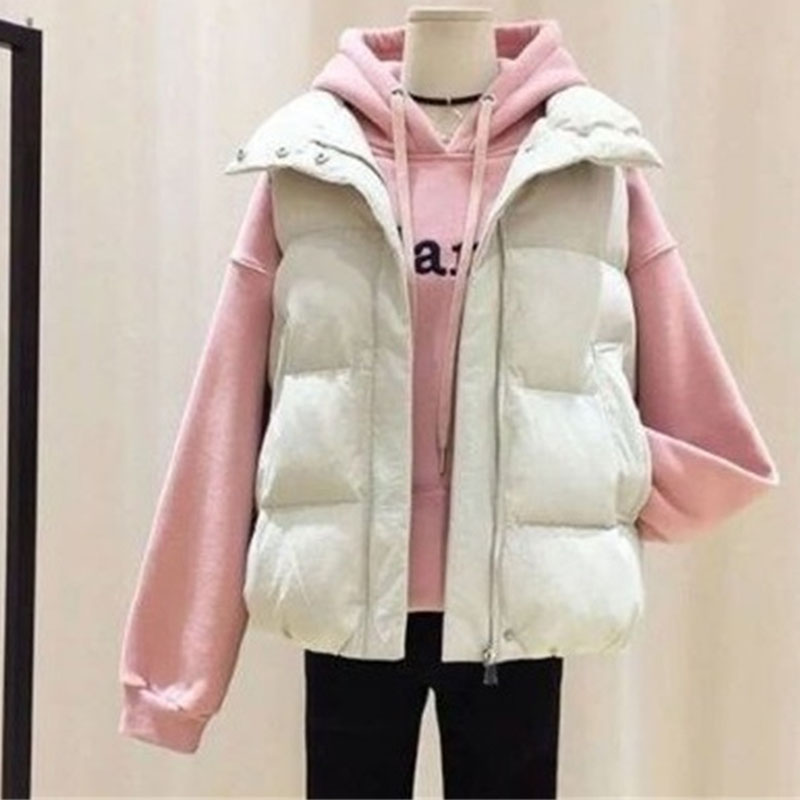 2025 Ladies Short Puffer Waist - Puffer Vest Fashion Women บทวิจารณ์และราคา