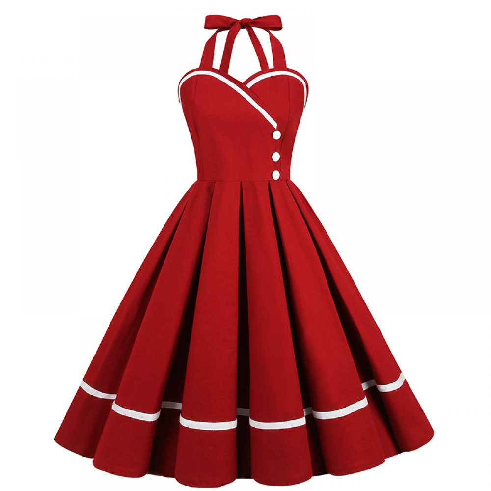 Retro Dress Women Elegant Fash - Women'S Fashion From The 60S บทวิจารณ์และราคา