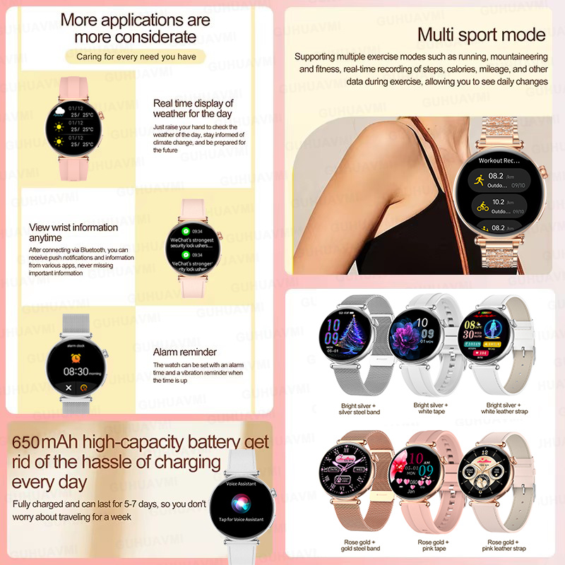 New 1.27-inch Smart Watch for  - Women'S Fashion Retailers บทวิจารณ์และราคา