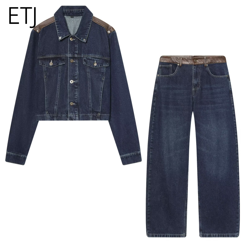 ETJ Women's Denim Jacket & Jea - Women'S Fashion Denim Jacket บทวิจารณ์และราคา
