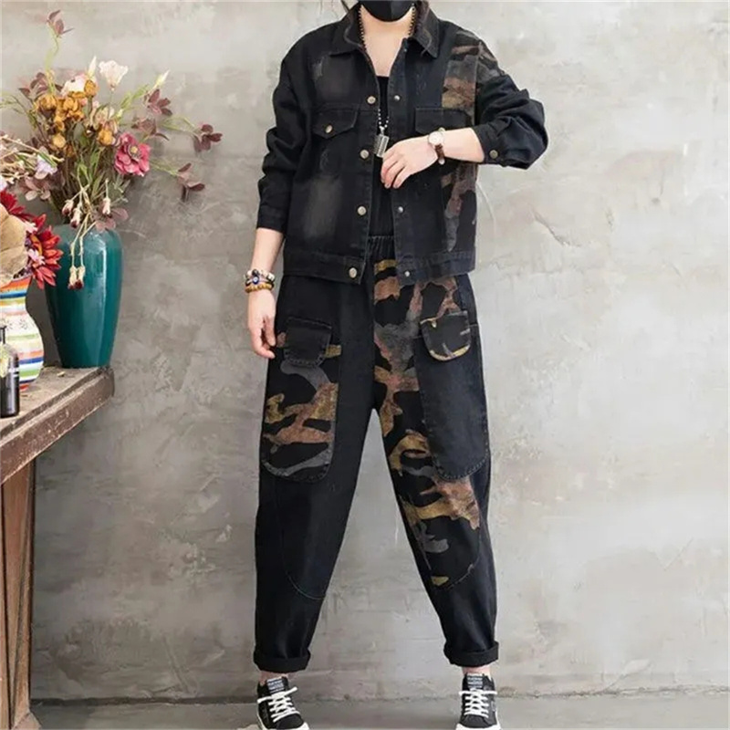 2025 Autumn Denim jacket Suits - Women'S Fashion Denim Jacket บทวิจารณ์และราคา