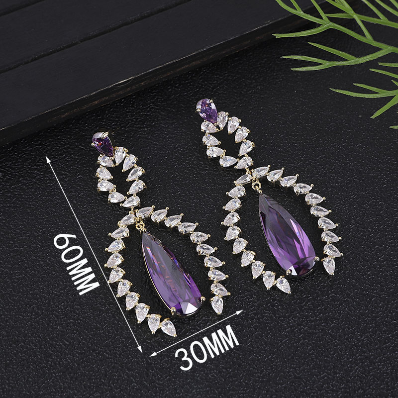 Luxury retro waterdrop cubic z - Women Fashion Uae บทวิจารณ์และราคา