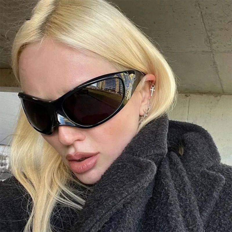 New Y2K Punk Sunglasses Women  - Women'S Fashion Eyeglasses บทวิจารณ์และราคา