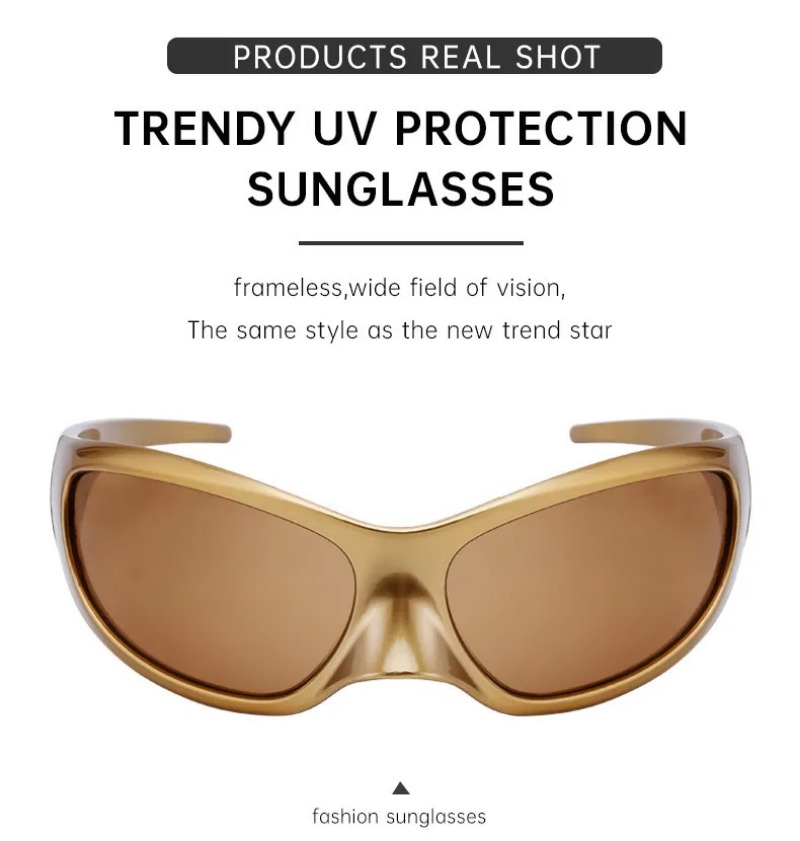 New Y2K Punk Sunglasses Women  - Women'S Fashion Eyeglasses บทวิจารณ์และราคา