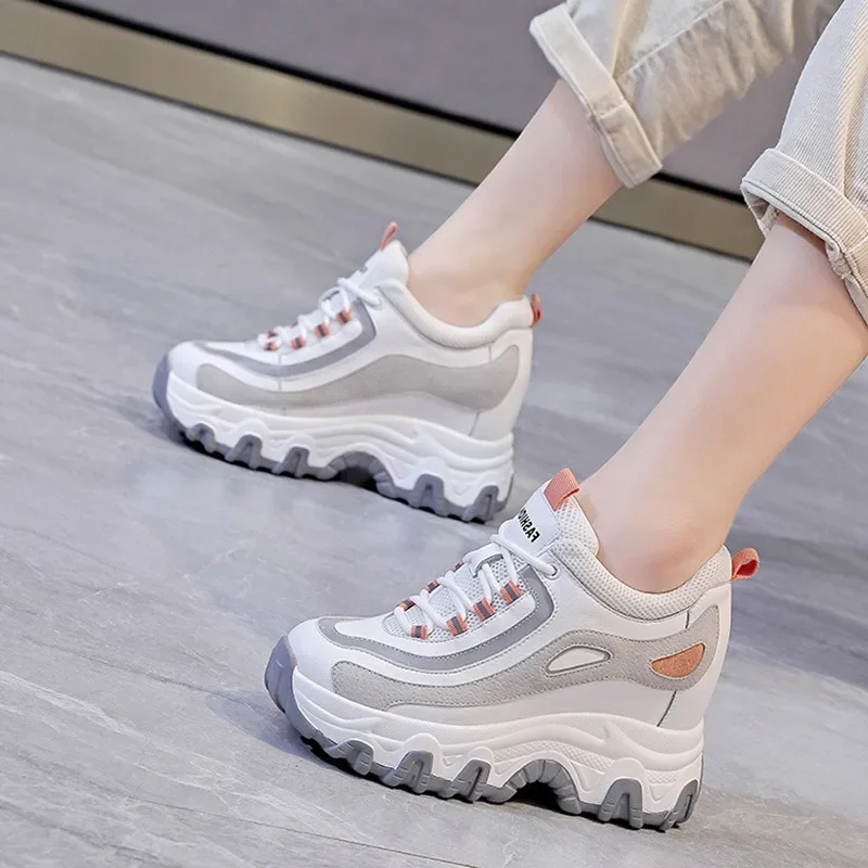 9CM Genuine Leather Platform W - Women'S Fashion Show บทวิจารณ์และราคา