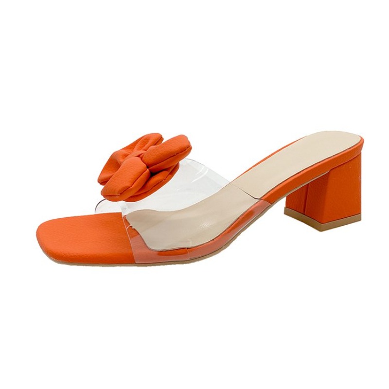Heeled Women Slippers Bow High - Women'S Fashion For Summer 2025 บทวิจารณ์และราคา