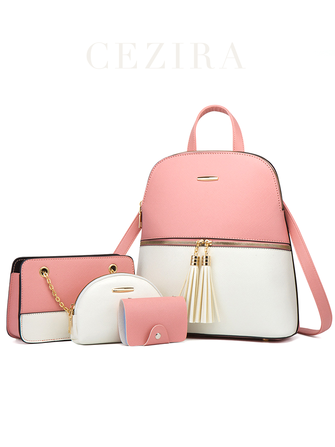 4 PCS Bags Set Women's Fashion - Women Fashion Online บทวิจารณ์และราคา