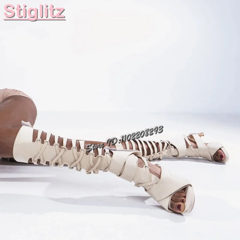 Retro Cross-tied Roman Sandals - Women'S Fashion For Summer 2025 บทวิจารณ์และราคา