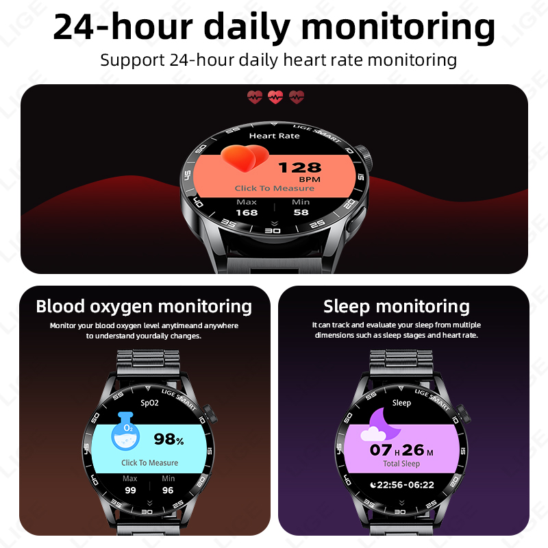 LIGE Men Fashion Smart Watch S - Women Fashion Week 2026 บทวิจารณ์และราคา