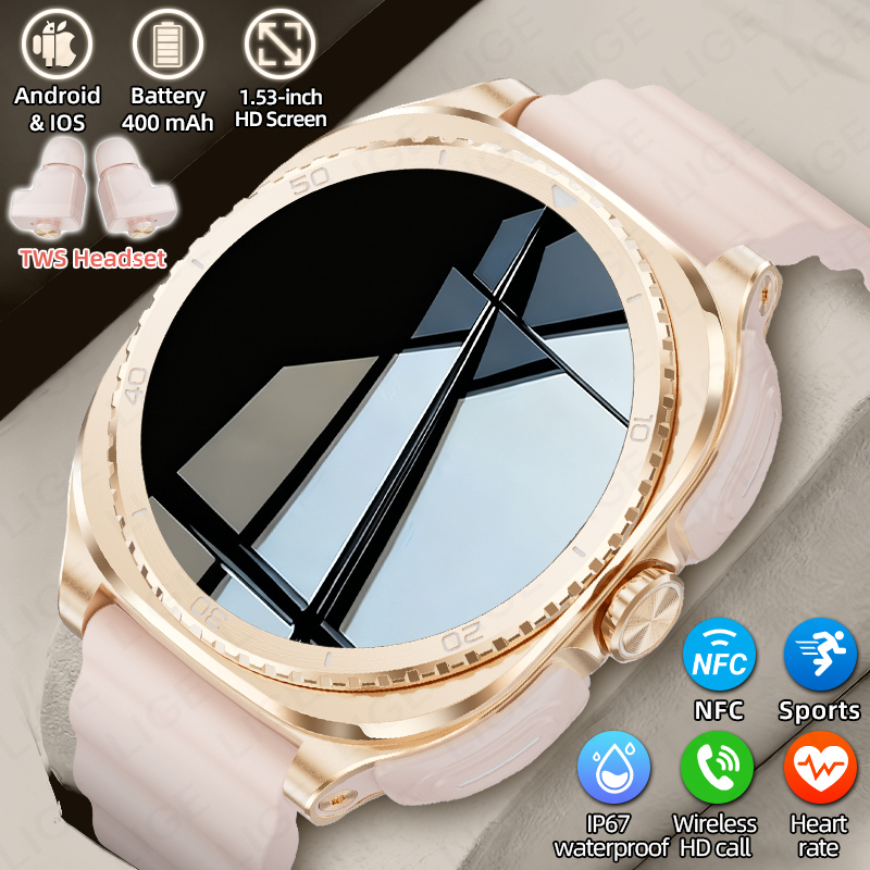 LIGE 2 In 1 TWS Headset Smart  - Women Fashion Week 2026 บทวิจารณ์และราคา