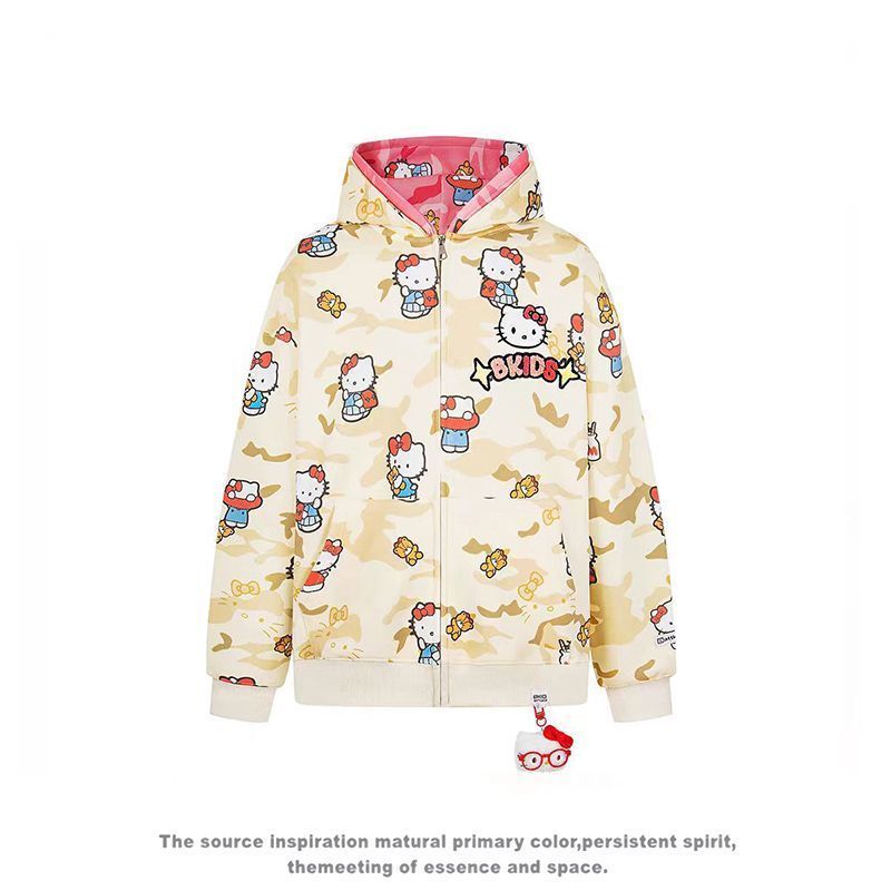 Ins New Hello Kitty Bapes Camo - Women Fashion Japan บทวิจารณ์และราคา