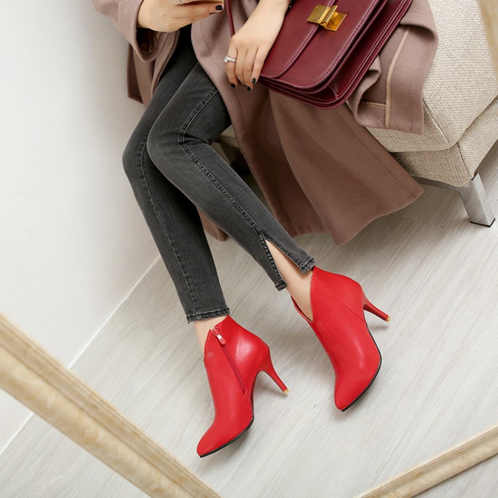 Ankle Boots Women Fashion Poin - Women'S Fashion From The 60S บทวิจารณ์และราคา