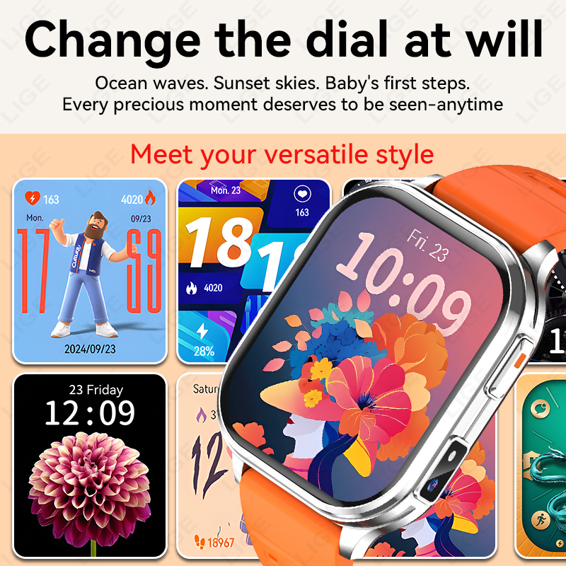 LIGE 2026 Camera Smart Watch M - Women Fashion Week 2026 บทวิจารณ์และราคา
