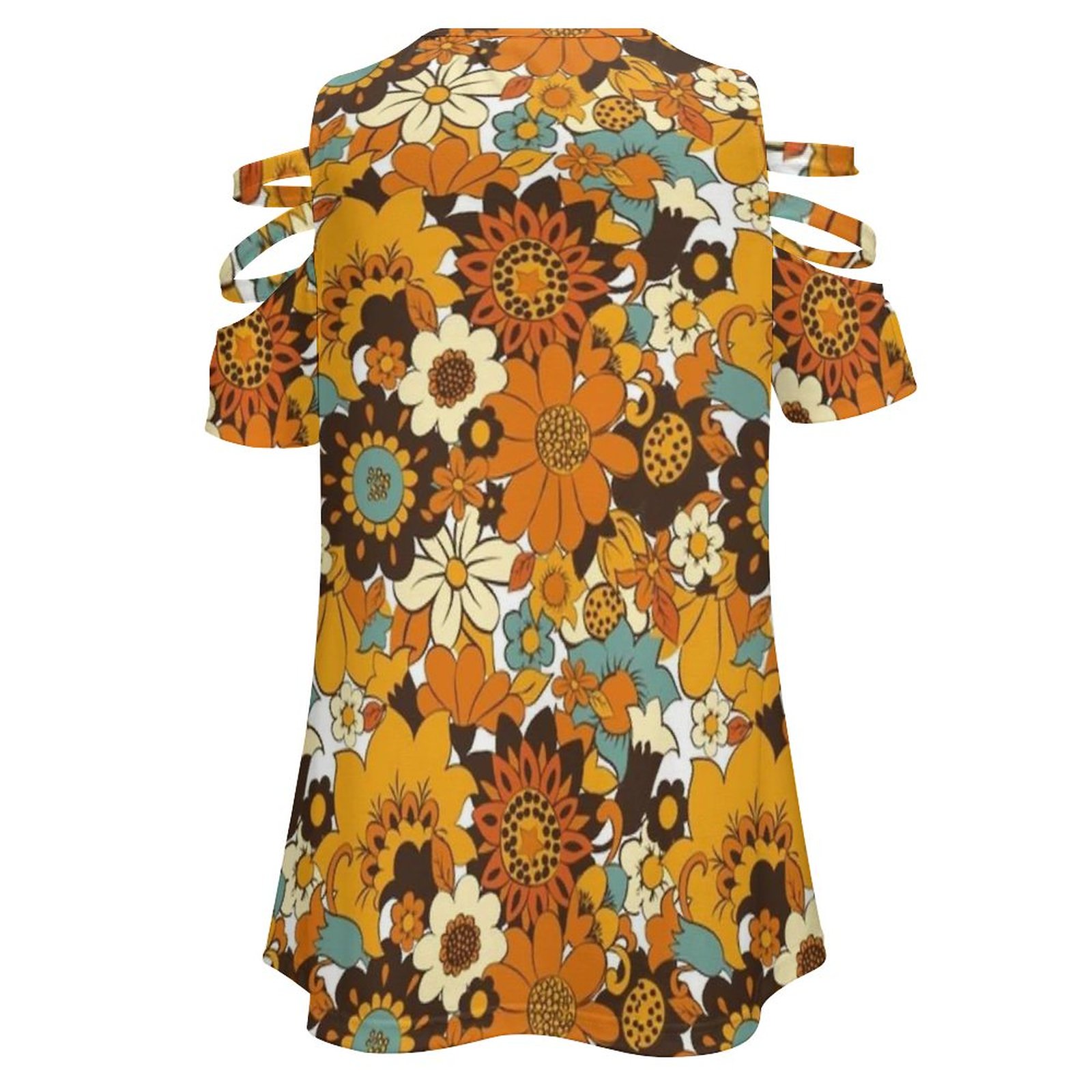 70S 60S Retro Flower Power , F - Women'S Fashion In The 60S บทวิจารณ์และราคา