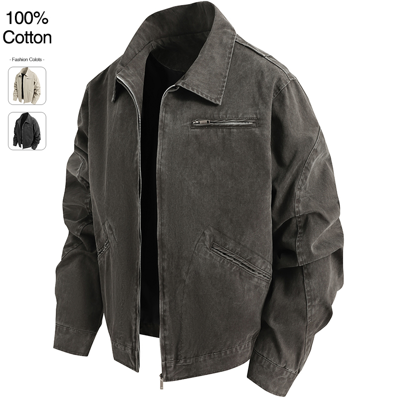 Oversize Loose Men's Denim Jac - Women'S Fashion Denim Jacket บทวิจารณ์และราคา