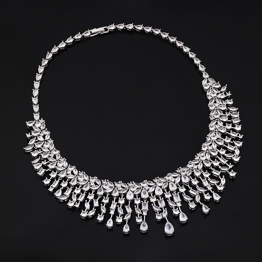 New Bridal Wedding Jewelry Set - Women Fashion Uae บทวิจารณ์และราคา