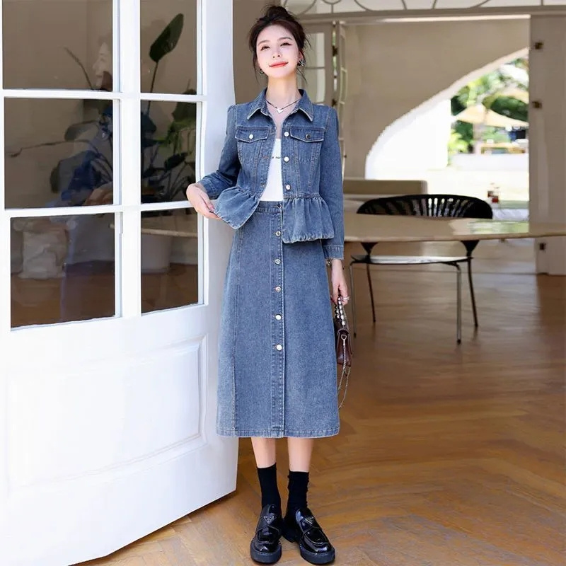 Cowboy Jacket Female New 2024  - Women'S Fashion Denim Jacket บทวิจารณ์และราคา