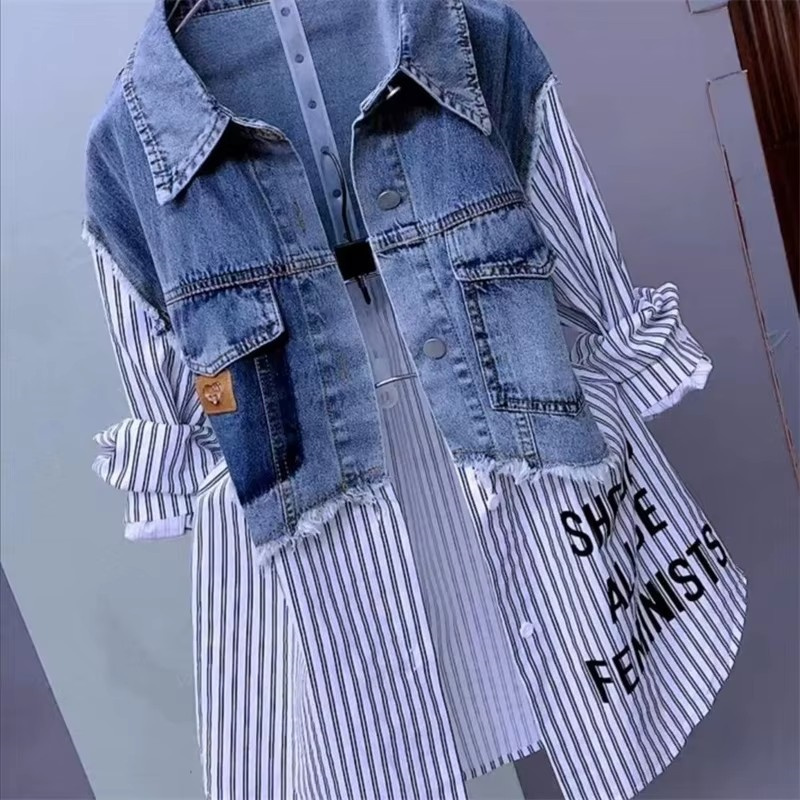 2025 New Spring/Summer Fashion - Women'S Fashion Denim Jacket บทวิจารณ์และราคา