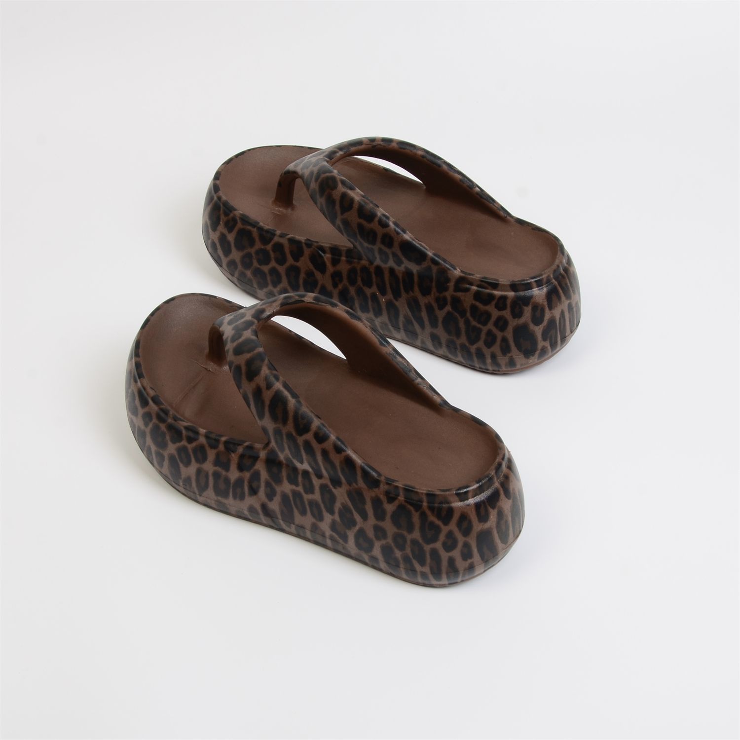 Retro Street Leopard Print Fli - Women Fashion Images บทวิจารณ์และราคา