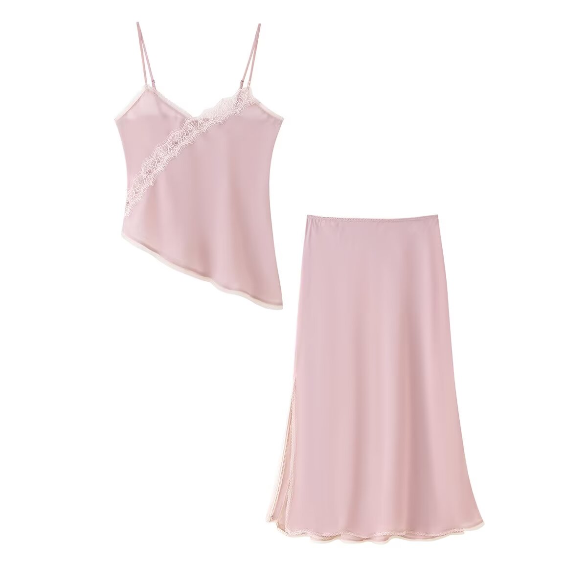 Tidalyf 2025 Women Pink Cami T - Lace Trim Cami บทวิจารณ์และราคา