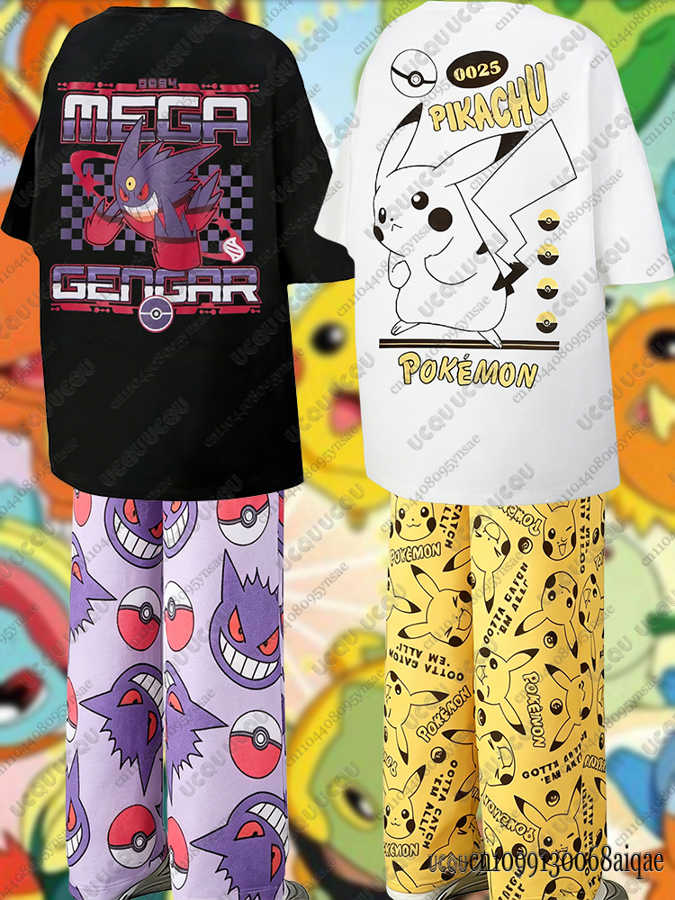 2026 Anime Pikachu&Gengar Summ - Women Fashion Images บทวิจารณ์และราคา