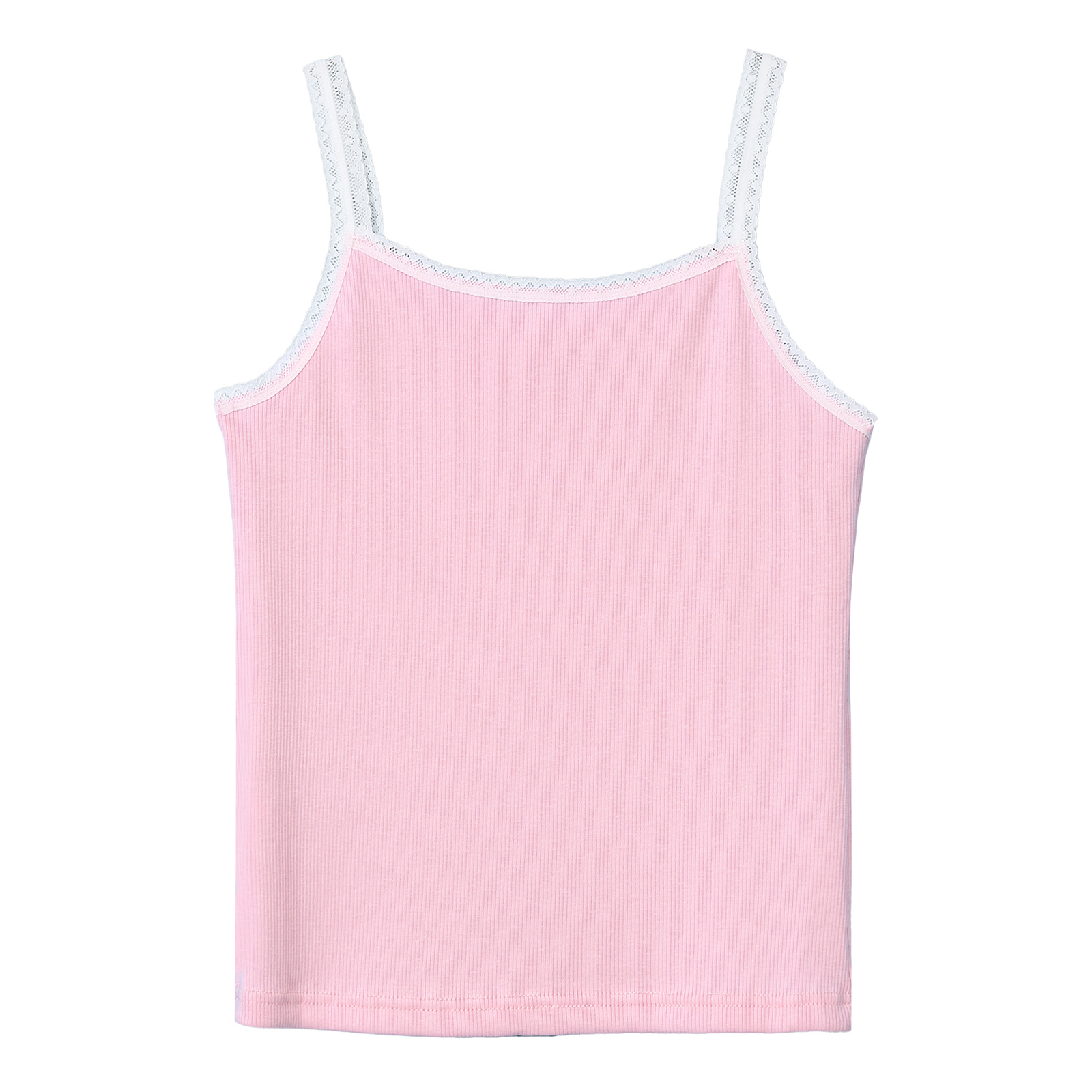 Teens Kids Yoga Top Girls Cami - Lace Trim Cami บทวิจารณ์และราคา