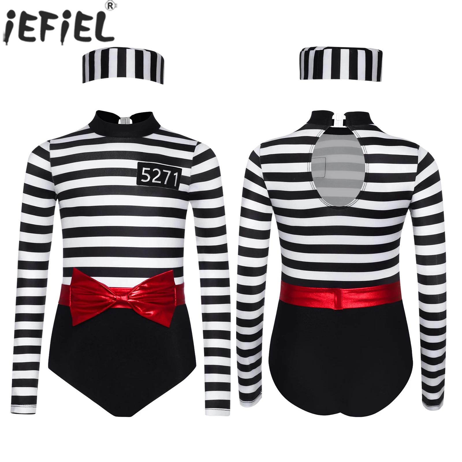 Teen Girls Halloween Prisoner  - Turtleneck Bodysuit บทวิจารณ์และราคา