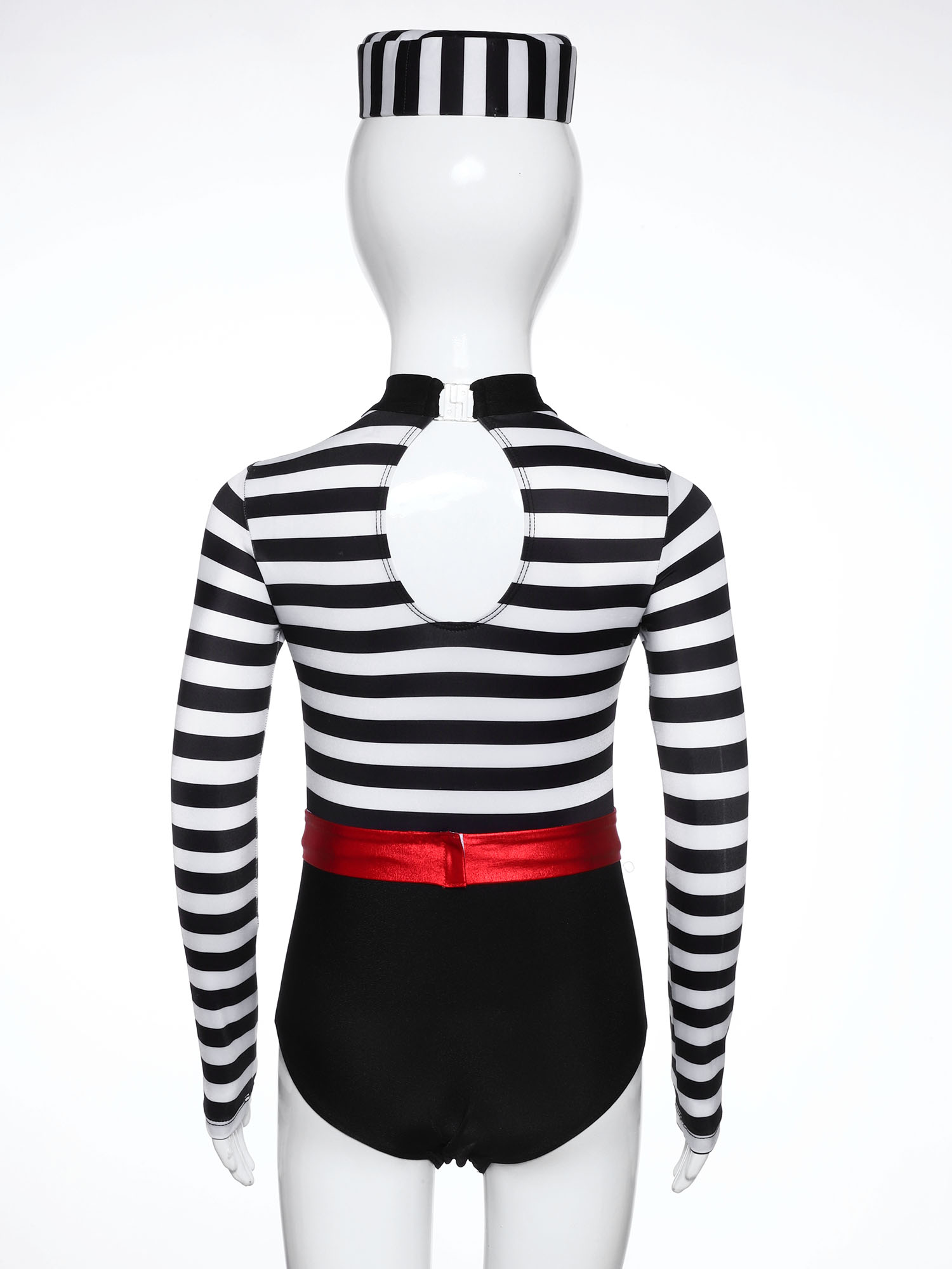 Teen Girls Halloween Prisoner  - Turtleneck Bodysuit บทวิจารณ์และราคา