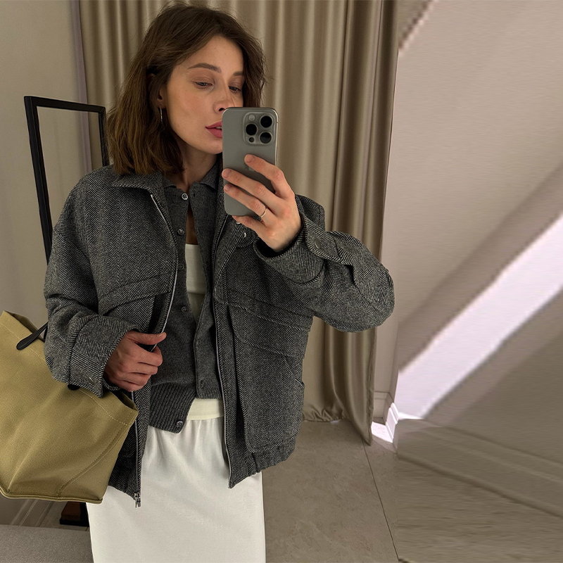 Chic Stylish Coat Stand-collar - Women'S Fashion Trends Fall 2025 บทวิจารณ์และราคา